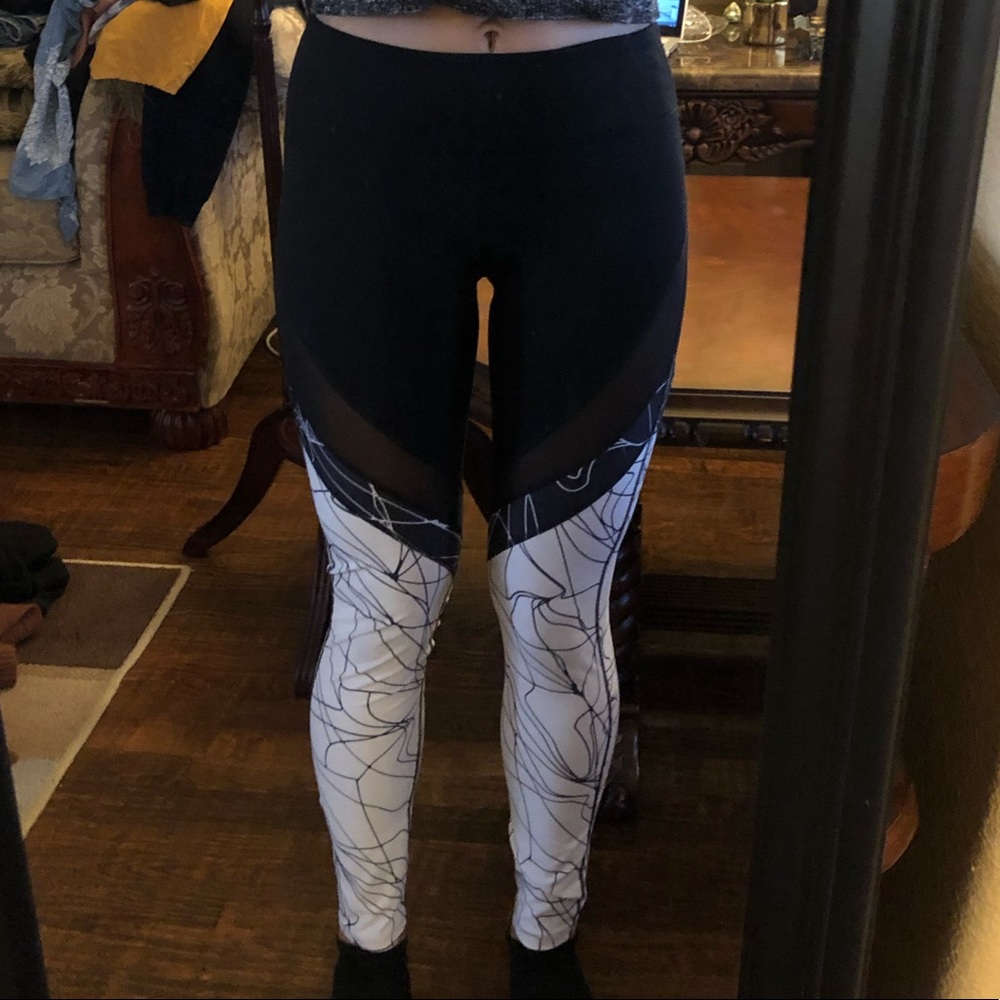 Fabletics Patterned Workout Leggings